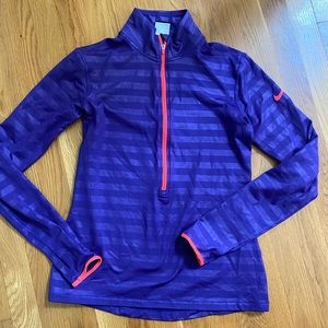 NIKE purple zipup